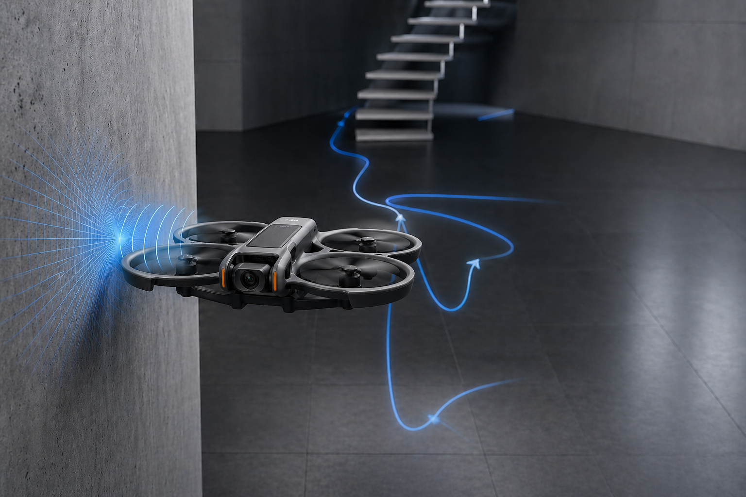 Drone visualization for predicting future movement